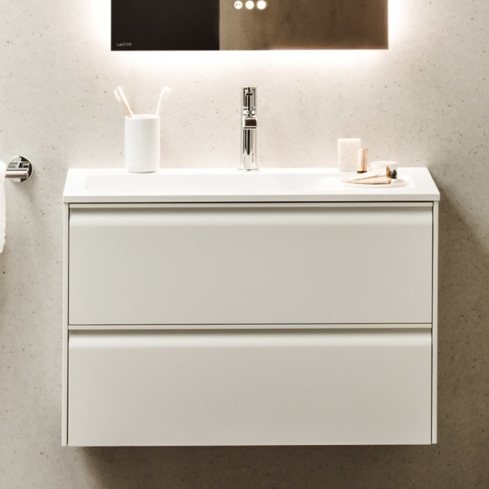 LAUFEN MEDA Waschtischunterschrank 77 cm mit 2 Auszügen