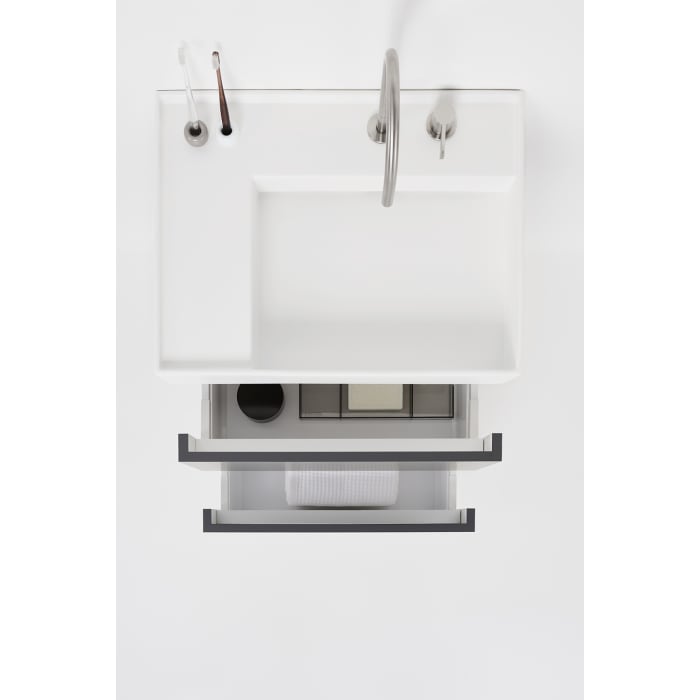 LAUFEN Kartell Waschtischunterbau 58 cm mit 2 Auszügen