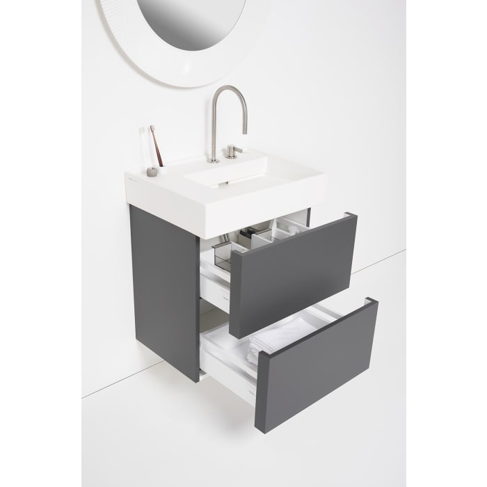 LAUFEN Kartell Waschtischunterbau 58 cm mit 2 Auszügen