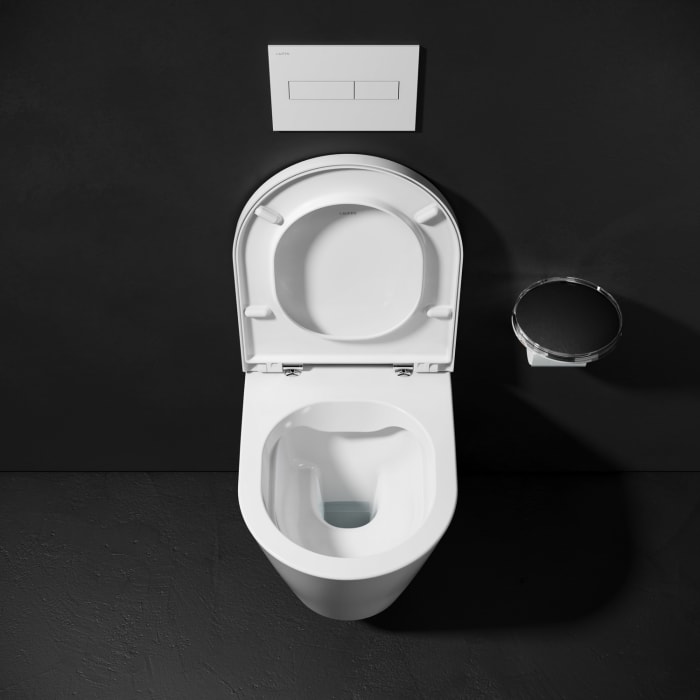 LAUFEN Kartell Spülrandloses Wand-WC, Tiefspüler