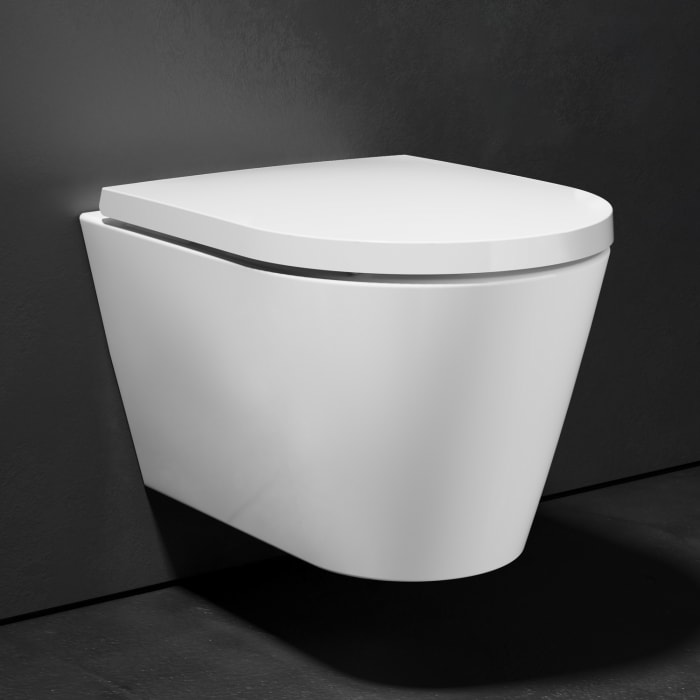 LAUFEN Kartell Spülrandloses Wand-WC, Tiefspüler