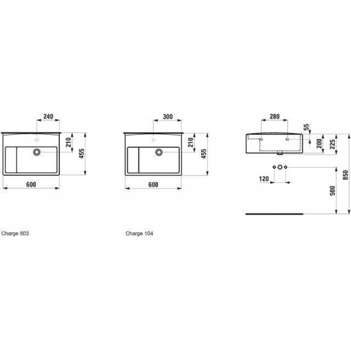 LAUFEN College Waschtisch