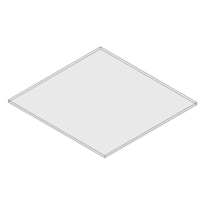 LAUFEN Base Glasfachboden 26 x 10,5 cm für Hochschrank 35 x 165 cm H40269