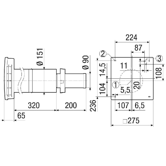 MAICO PPB 30K Komfortlüftung regenerativ Komplettset