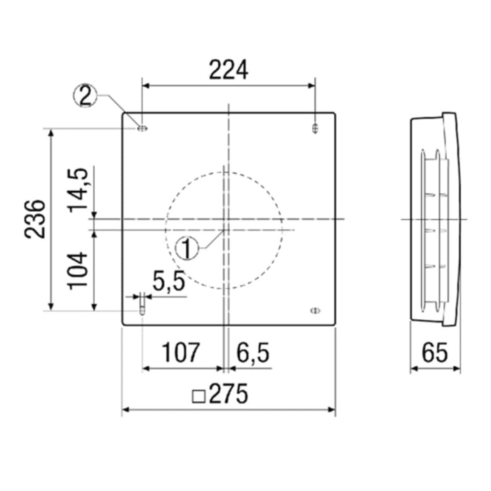MAICO PPB 30K Komfortlüftung regenerativ Komplettset