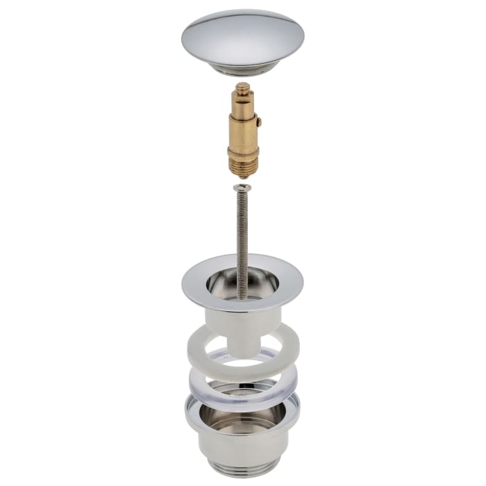 Pop Up Ablaufventil rund, kurz