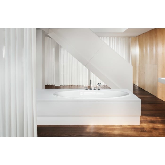 BetteEve Oval Badewanne 180 x 100 cm mit Antirutsch Sense