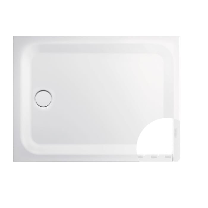 Bette Ultra Duschwanne superflach 130 x 100 x 3,5 cm mit Minimum-Wannenträger