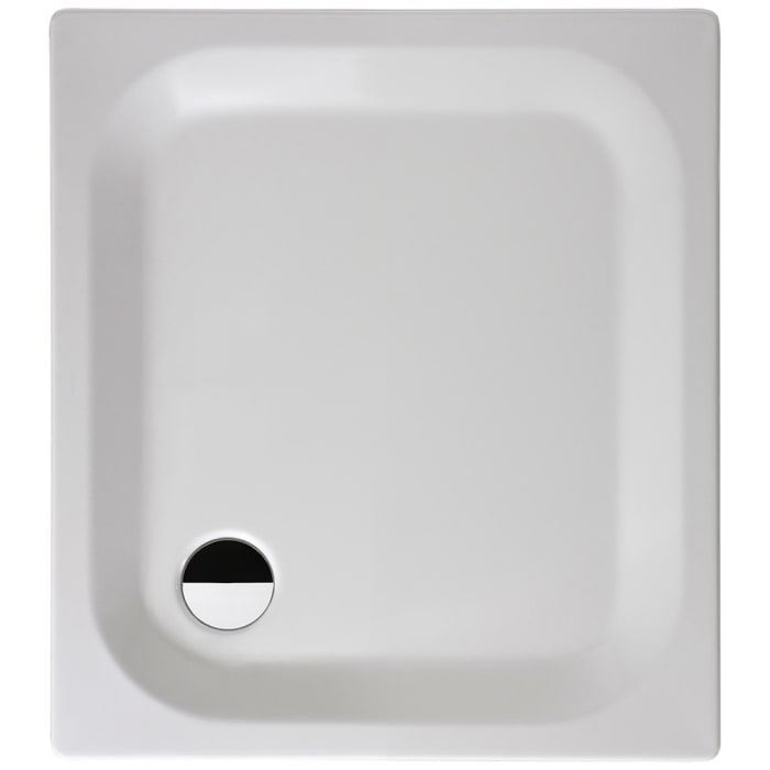 Bette Ultra Duschwanne superflach 90 x 80 x 2,5 cm mit Minimum-Wannenträger und BetteAntirutsch Pro