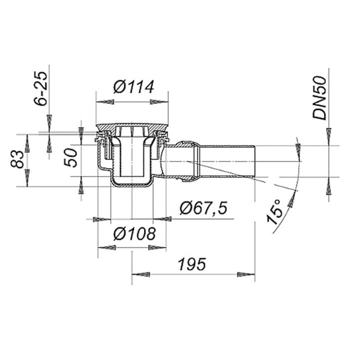 Breuer Modern Line Quadratduschwanne 100 x 100 cm