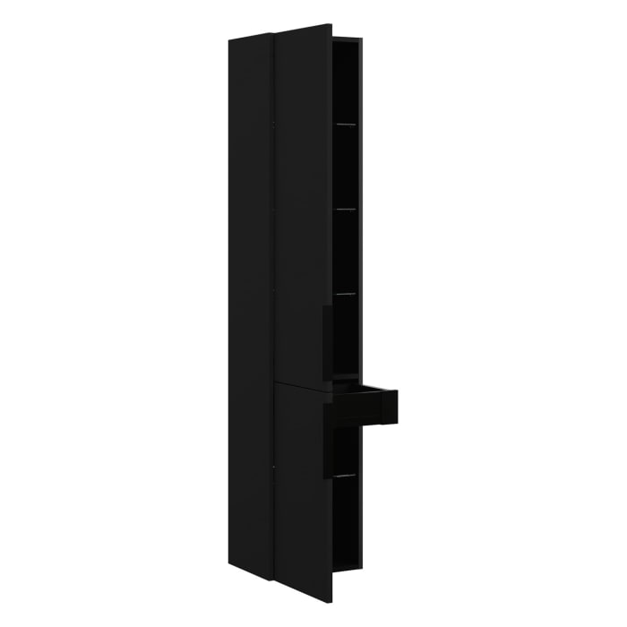 burgbad Eqio Hochschrank 35 x 32 x 176 cm Links, mit Griffleiste G0252