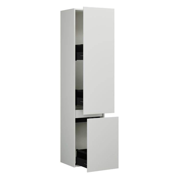 burgbad Lin20 Apothekerschrank 40 x 34,5 cm, mit 2 Auszügen