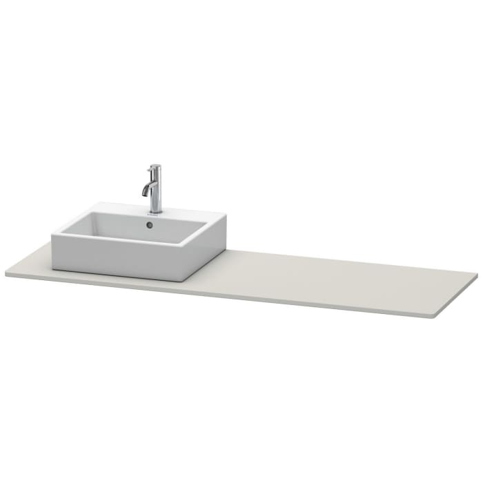 Duravit XSquare Konsole 160 cm, ohne Ausschnitt