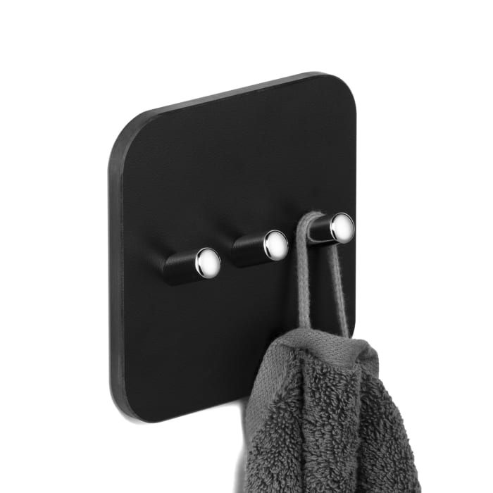 Giese Hakenleiste mit 3 Haken zum Kleben