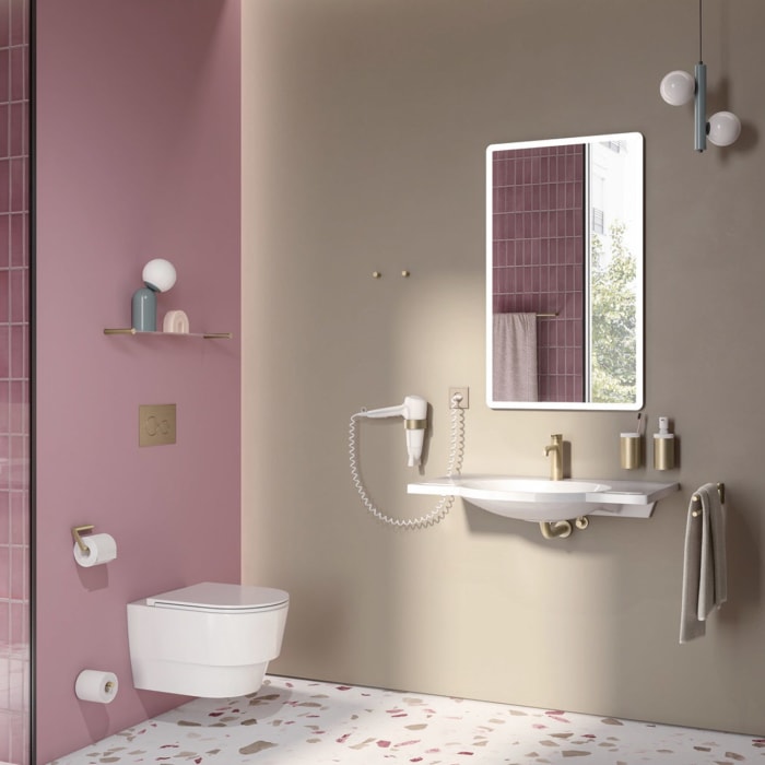 HEWI System 162 Handtuchhalter 2-armig