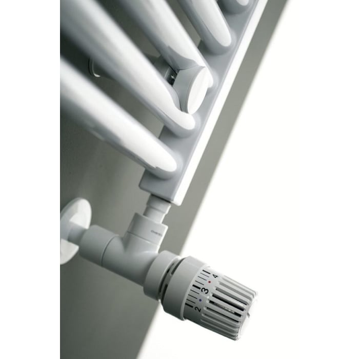 HSK Line Round Badheizkörper 50 x 177,5 cm, Anschlüsse beidseitig unten, Antikorrosionsschutzschicht