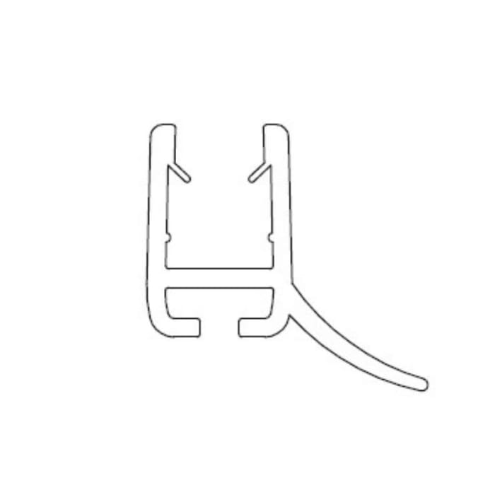 HSK Wasserabweisprofil gebogen für Runddusche 4-teilig, Anschlag rechts