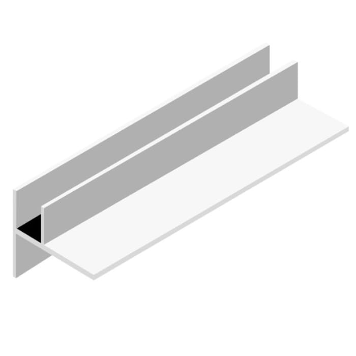 I-Drain Keil Edelstahl gebürstet, Ausführung rechts 148 cm