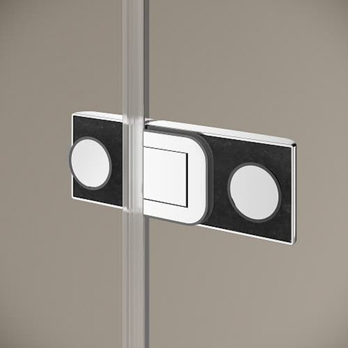 Kermi MENA Eckeinstieg Pendeltür 120 cm Halbteil links