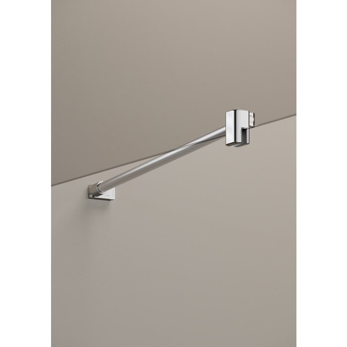Kermi MENA teilgerahmte WALK-IN Wall mit variabler Stabilisierung 80 cm, schmales Profil