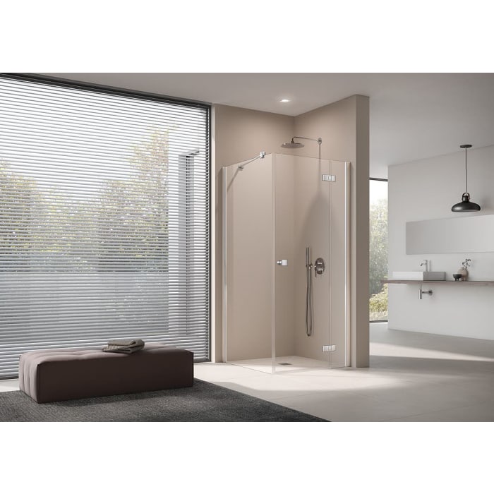 Kermi MENA teilgerahmte Seitenwand für Pendeltür, 93 cm