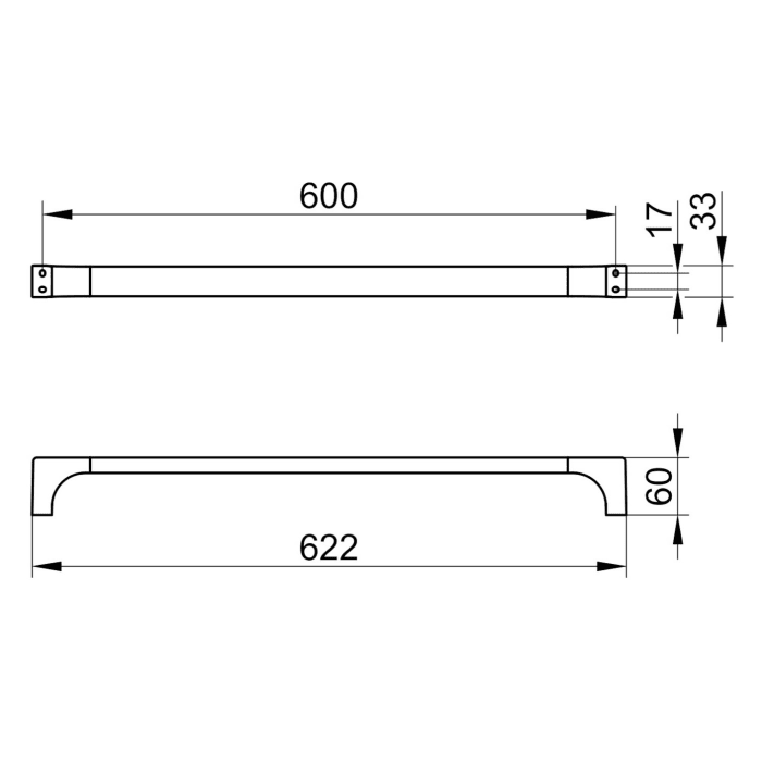 Keuco EDITION 11 Badetuchhalter 62 cm