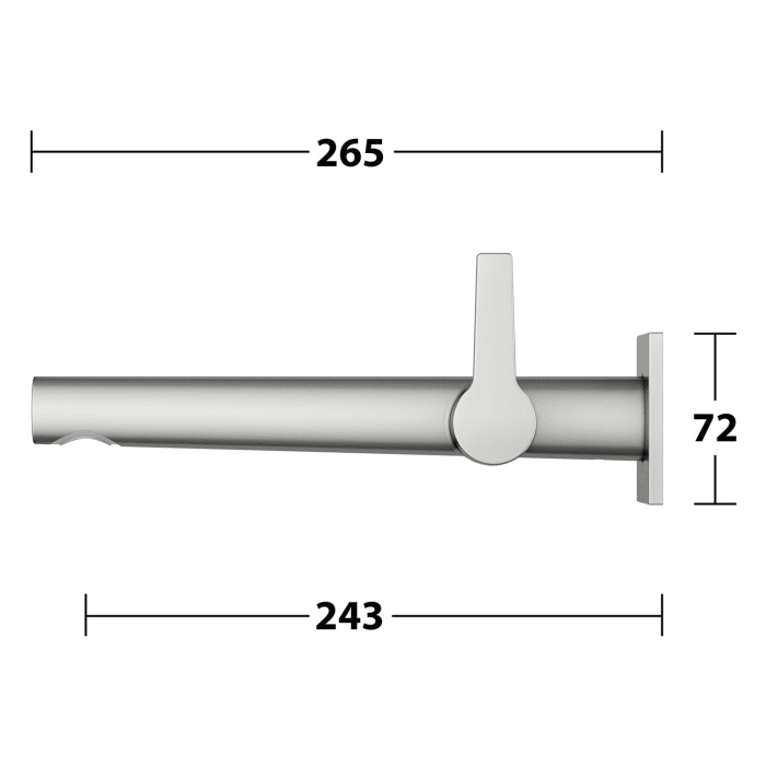 Keuco EDITION 11 Einhebel-Waschtischmischer Unterputz, Ausladung 24,3 cm