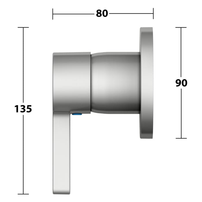 Keuco EDITION 400 Einhebelmischer Unterputz