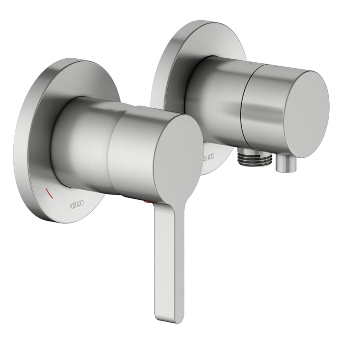 Keuco EDITION 400 Einhebelmischer Set für 2 Verbraucher, mit Schlauchanschluss