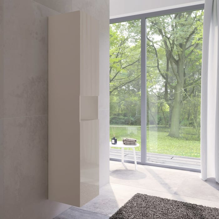 Keuco Stageline Hochschrank 40 x 180 cm, Anschlag rechts, mit LED-Fachbeleuchtung