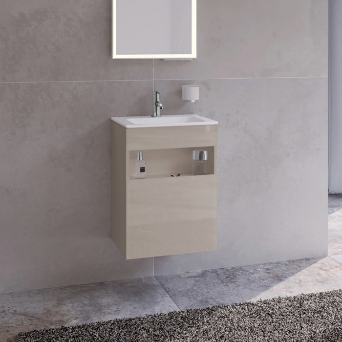 Keuco Stageline Waschtischunterbau 46 x 62,5 cm, Anschlag links, 1-türig