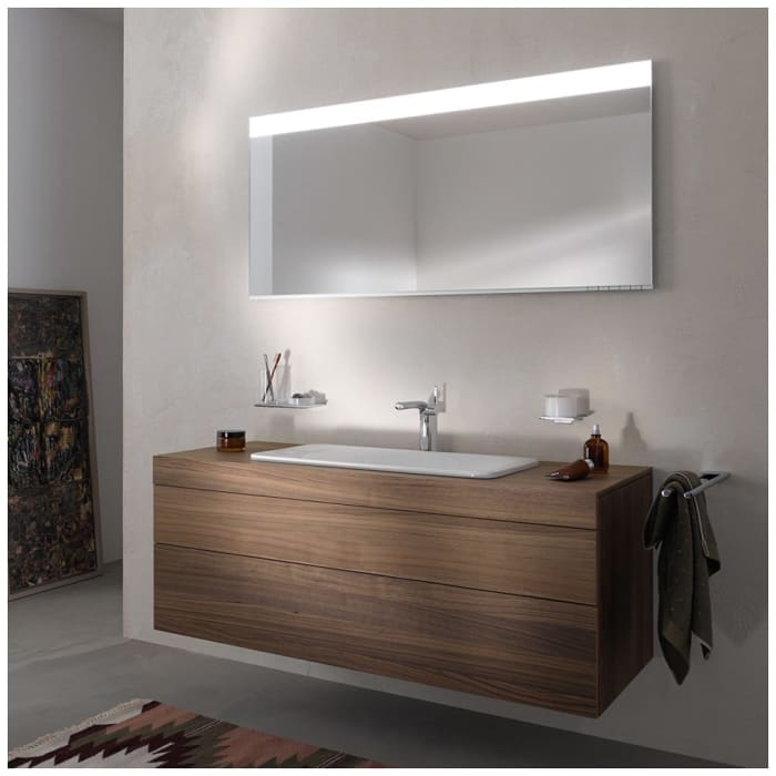 Keuco EDITION 400 Badspiegel auf Maß von 176 - 211 cm mit Spiegelheizung und DALI Steuerung