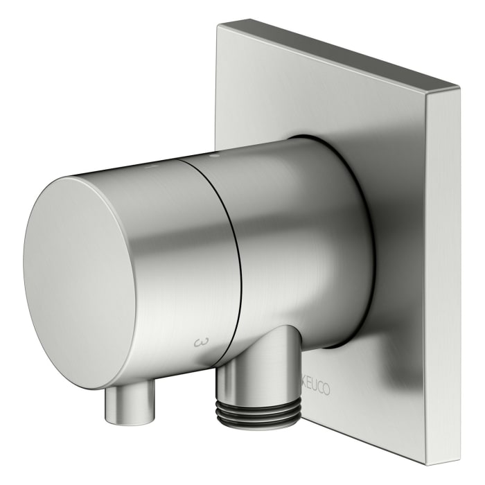 Keuco IXMO Umstellventil für 3 Verbraucher, Unterputz, mit Schlauchanschluss, Rosette eckig