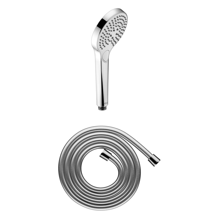 Keuco IXMO Unterputz Duschsystem mit Einhebelmischer, Handbrause, Brausestange und Kopfbrause, eckig