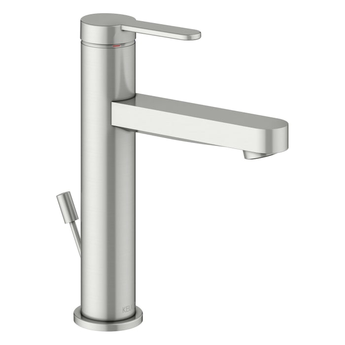 Keuco IXMO Flat Einhebel-Waschtischmischer 130, mit Zugstangen-Ablaufgarnitur