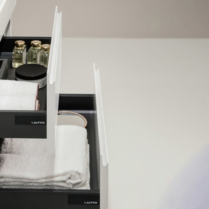 LAUFEN LANI Waschtischunterschrank 60 cm mit 2 Auszügen