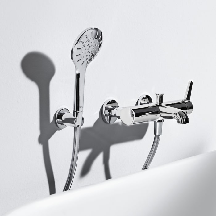 LAUFEN PURE Einhebel-Wannenmischer Aufputz