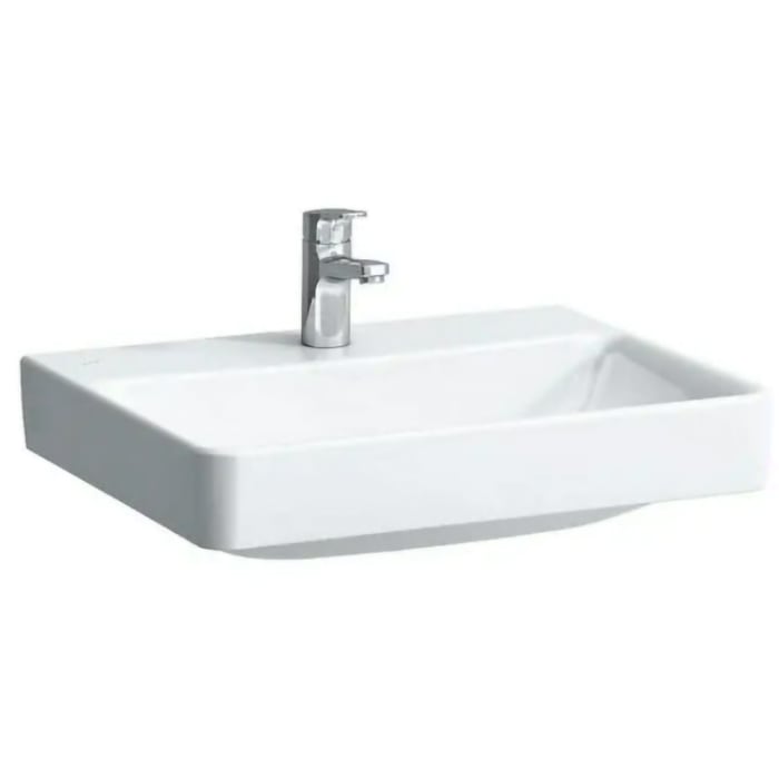 LAUFEN PRO S Clinic Aufsatzwaschtisch 45 cm mit Hahnloch ohne Überlauf