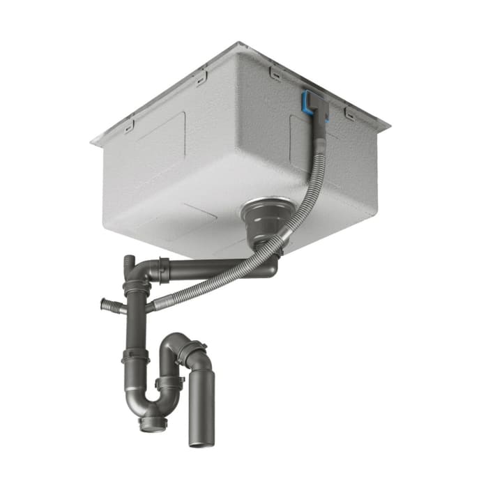 OLTENS Hydda Edelstahl-Spülbecken 44 x 44 cm