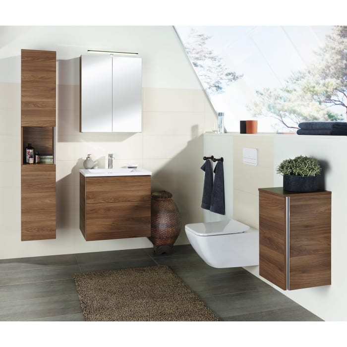 Sanipa 3way Unterschrank 40 cm, 1 Tür mit Stangengriff, Türanschlag links