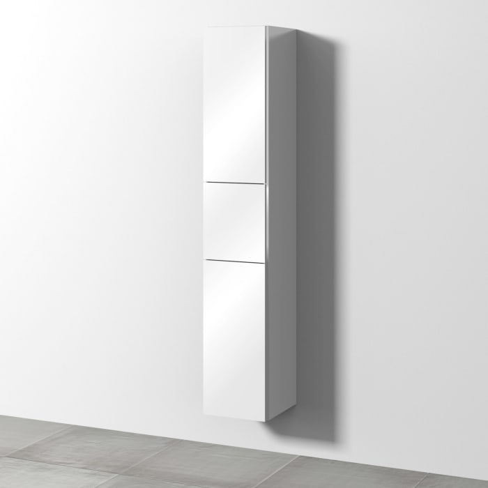 Sanipa 3way Hochschrank 30 cm, 2 Türen mit Türanschlag links, mit Stangengriff 0100
