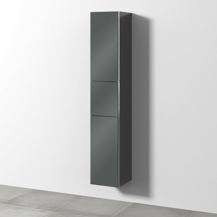 Sanipa 3way Hochschrank 30 cm, 2 Türen mit Türanschlag links, mit Stangengriff 0100