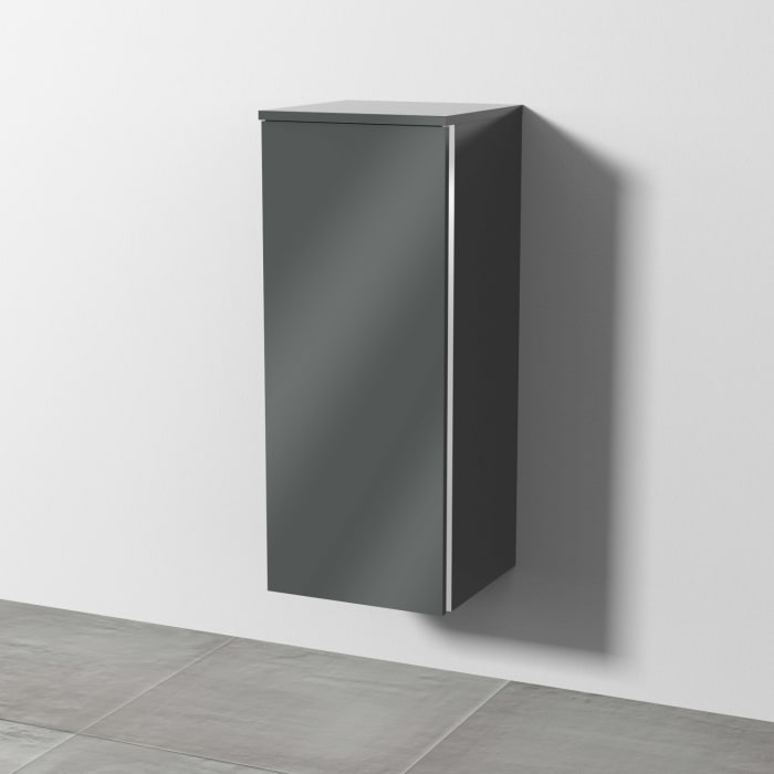 Sanipa 3way Mittelschrank 35 cm, 1 Tür mit Anschlag links, mit Griff-Leiste 08