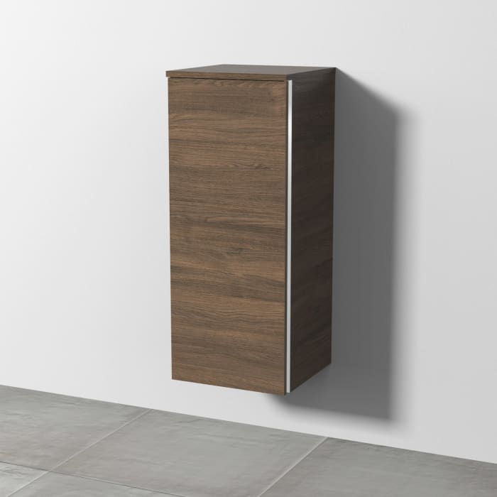 Sanipa 3way Mittelschrank 35 cm, 1 Tür mit Anschlag links, mit Griff-Leiste 08