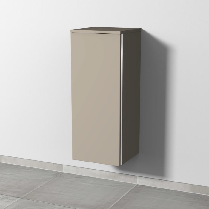 Sanipa 3way Mittelschrank 35 cm, 1 Tür mit Anschlag links, mit Griff-Leiste 08