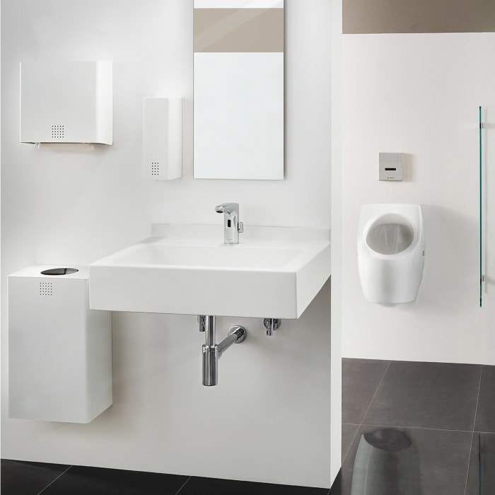 Schell XERIS E² Elektronische Waschtisch-Armatur mit Stecker-Netzteil, Hochdruck-Kaltwasser, M