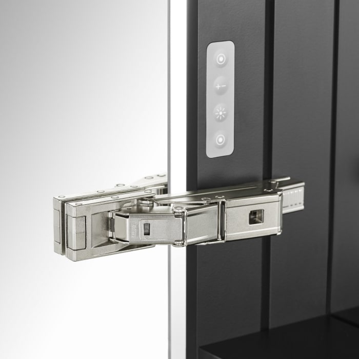 Schneider BORDO TW Spiegelschrank ALU1 70/2/TW 69,5 x 73,1 cm, CH