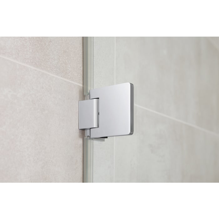 Sprinz Granat Drehtür mit kurzer Seitenwand 100 x 100 x 210 cm