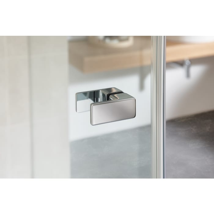 Sprinz Granat Doppel-Pendeltüren für Nische bis 140 x 210 cm