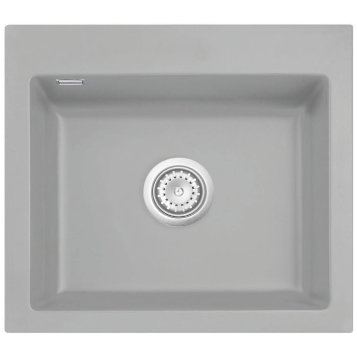 Systemceram Keradomo Mera 57 Einbauspüle mit Handbetätigung, ohne Hahnlochbohrung